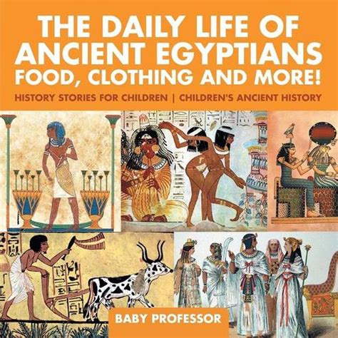 the daily life of ancient egyptians food clothing and more history stories 9781541911536