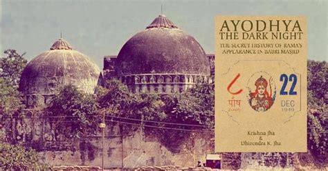 The History Of December 6 1992 How Rama Appeared Inside The Babri Masjid