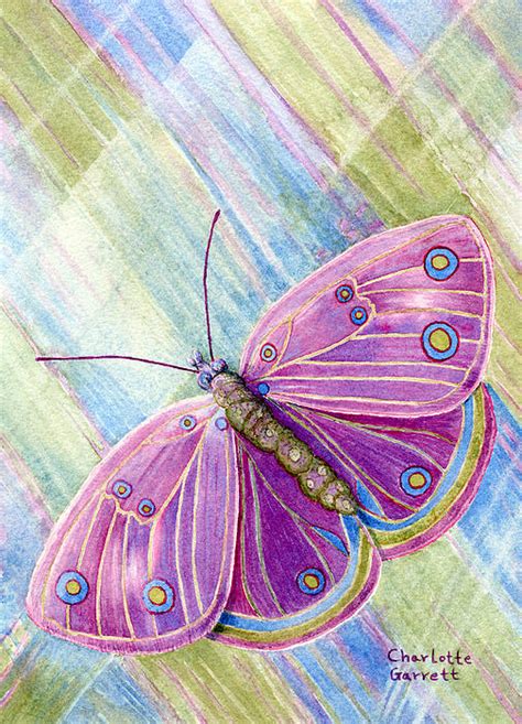 Spiritual Butterfly Painting By Charlotte Garrett