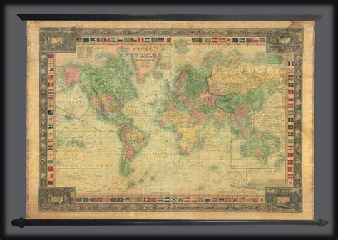 Map Of The World On Mercators Projection Geographicus Rare Antique Maps