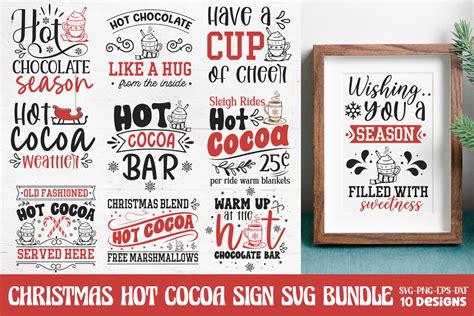 Hot Cocoa Svg Bundle Hot Cocoa Bundle Graphic By Craftart Creative Fabrica