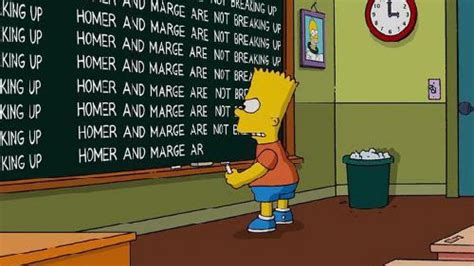 Les Simpson Homer Et Marge Ne Vont Pas Se Séparer Sénerve Bart Premierefr