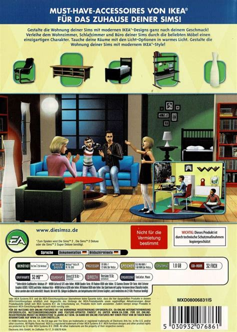 The Sims 2 Ikea Home Stuff 2008 Windows Box Cover Art Mobygames