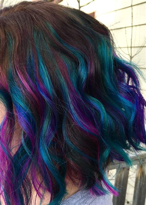 blue  purple hair color ideas