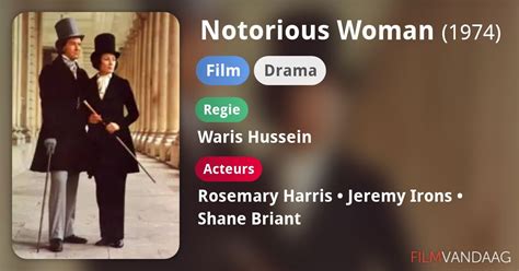 Notorious Woman Film 1974 Kopen Op Dvd Of Blu Ray Filmvandaag Nl
