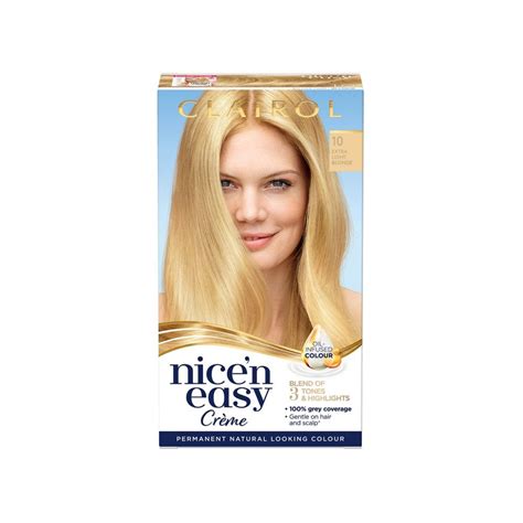 My hair color is the the exact color i wanted! Clairol Nice'n'Easy Creme Permanent Hair Dye - Extra Light ...