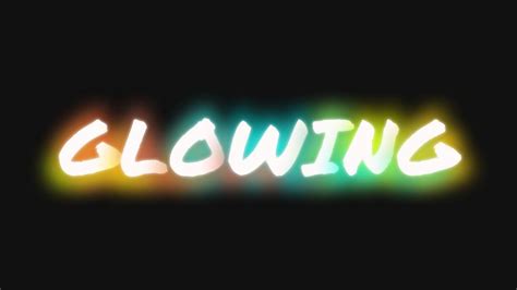 Glowing Text