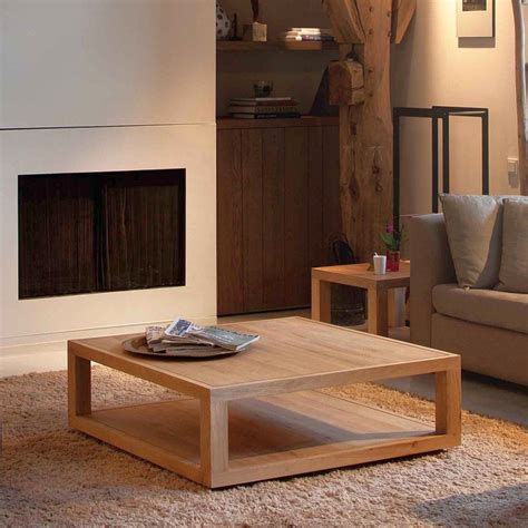 20 Fabulous Wood Coffee Table Designs By Genius