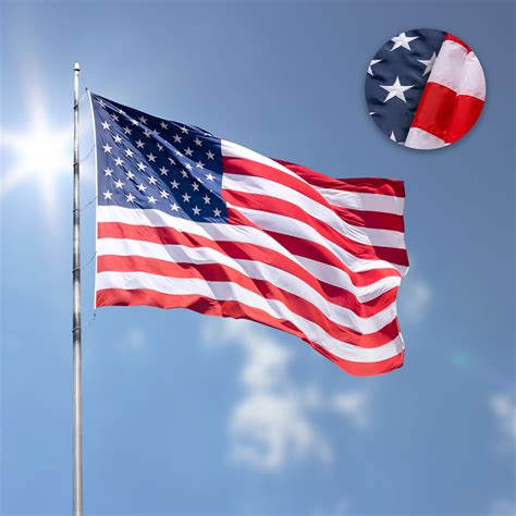 Econour American Flag For Outside 3x5 Outdoor American Flag Heavy
