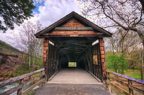 One Of The Most Unique Covered Bridges In America Is Humpback Covered