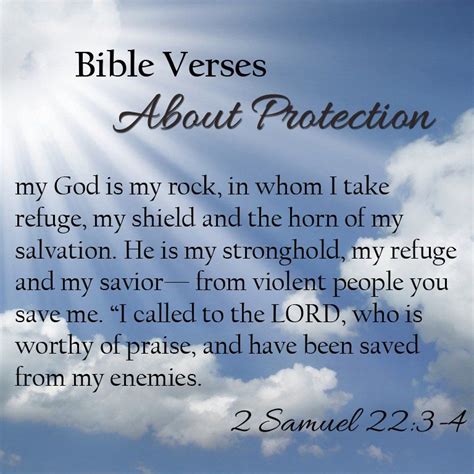 Bible Quotes About Protection Inspiration