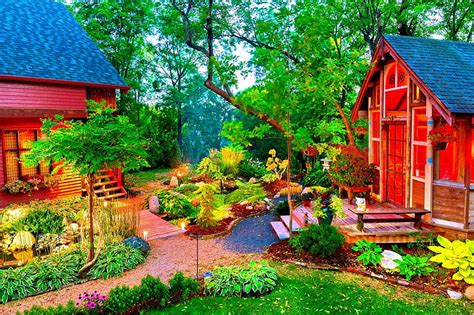 Home Sweet Home Architecture Colorful Houses Trees Splendor