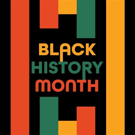 Premium Vector Black History Month Retro Letter Template Design