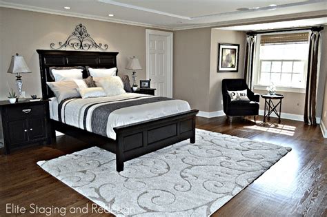 To make a master bedroom feel complete and polished, it's important to have a headboard, not just a mattress on a metal frame. Our Favorite Staged Bedrooms 2013! - Elite Staging and Design