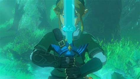 Zelda Botw Twilight Link Pulls Out The Master Sword Youtube