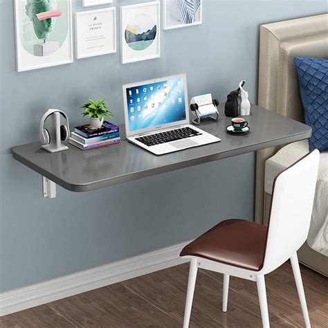 Simple Wall Folding Desk For Large Space Home Interior Design