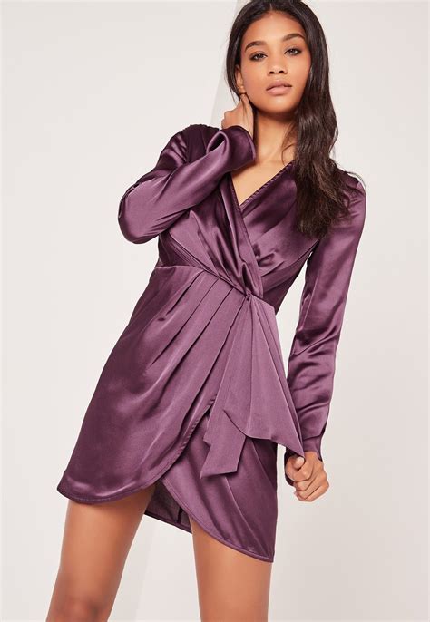 Pin By On 1617 Purple Long Sleeve Dress Party Dress Long Sleeve