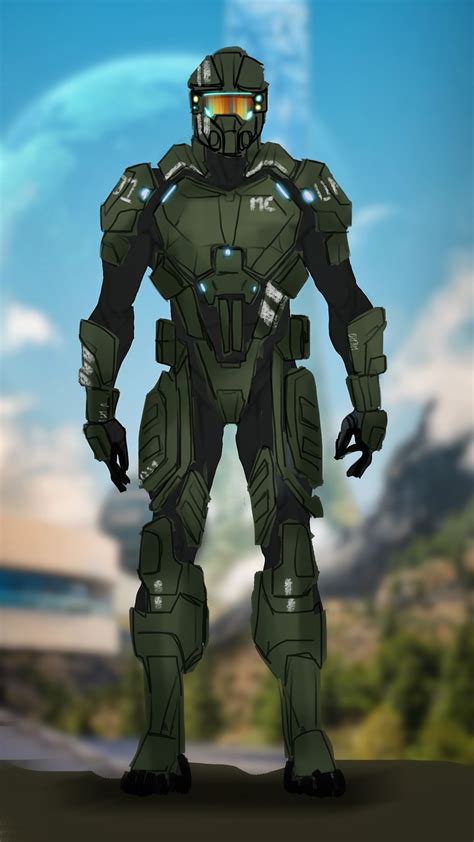 Master Chief Quick Redesign Halo Armor Animation Art Character