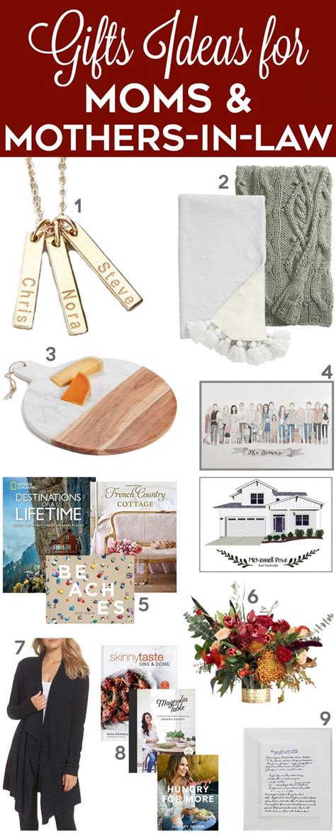 Our editors have hand picked unique gift ideas for you so you never have to worry about what to get for your mother in law. Gift Ideas for Moms & Mothers-In-Law | Mother in law ...