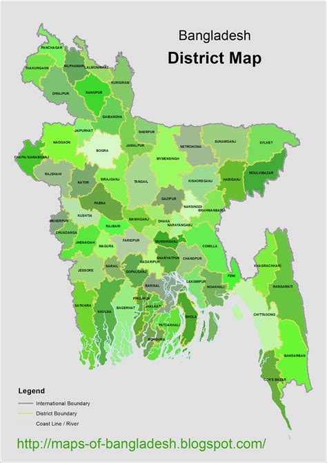Maps Of Bangladesh District Map Of Bangladesh