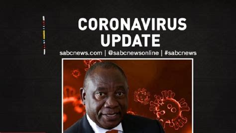 Bookmark this article to watch the address when it happens. President Ramaphosa to update the nation on efforts to ...
