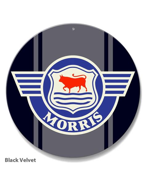 Morris Emblem Round Aluminum Sign Morris Morris Minor Classic