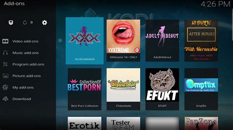 Adult Addon Pack For Kodi Has Been Updated To Version 15