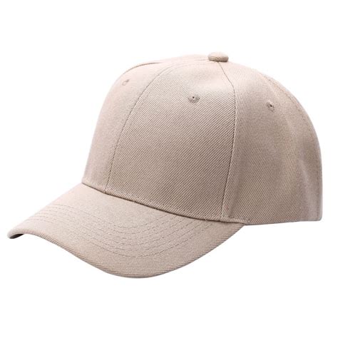 Men Women Fashion Plain Baseball Cap Unisex Curved Visor Hat Hip Hop