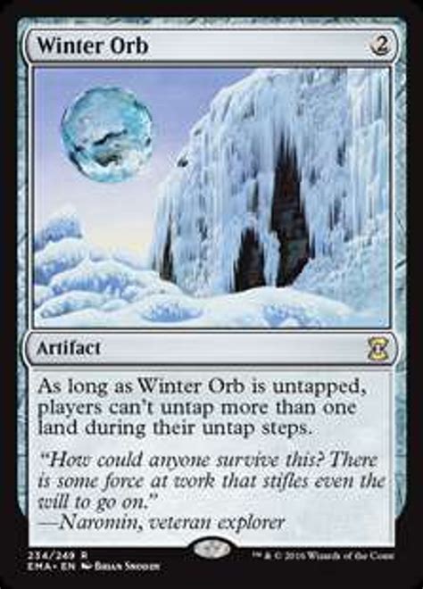 Magic The Gathering Eternal Masters Single Card Rare Winter Orb 234