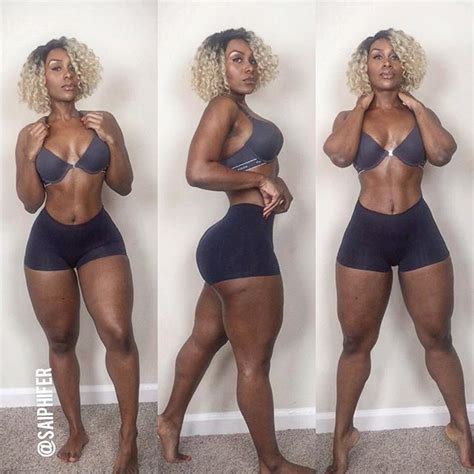 Curvy And Fit Black Women Thick Body Goals Body Goals Curves