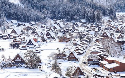 Shirakawa Go U Nieve En Japón Viajar En Japón