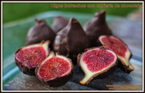 Higos Borrachos Con Cubierta De Chocolate Blog Las Recetas De Tere