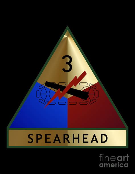 3rd Armored Division Digital Art By Bill Richards