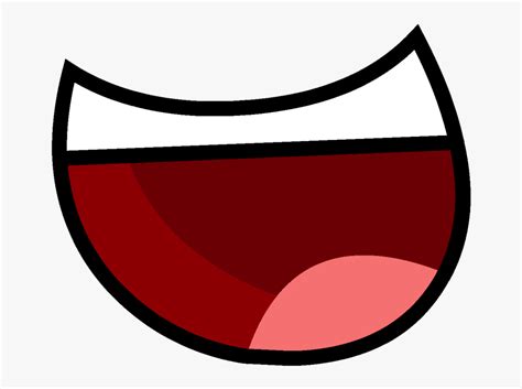 Only use when sufficiently open to (theoretically) see inside. Mouth Clipart Mouth Talk - Bfdi Mouth Png , Free ...
