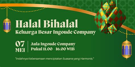 Contoh Desain Banner Halal Bihalal Idul Fitri Sederhana Dan Menarik