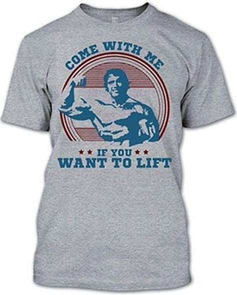 Arnold Schwarzenegger T Shirt Come With Me If You Want To Lift Gym T