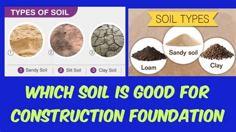 Types Of Soil Good Soil For Construction Foundation Youtube