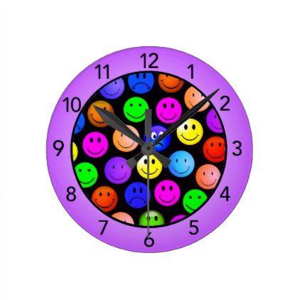 By haley goldberg for some people, emojis aren't just an easy way to text—they're a way of life. Purple Emoji Faces Funny Wall Clock | Zazzle.com | Emoji ...