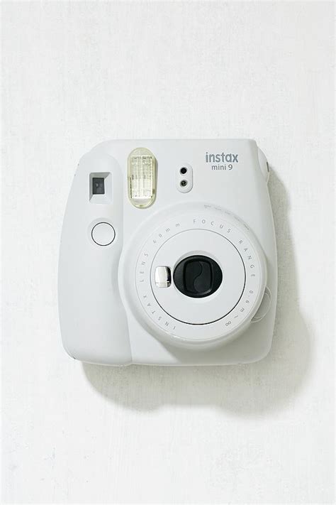 Fujifilm Instax Mini 9 Smokey White Instant Camera Urban Outfitters Uk