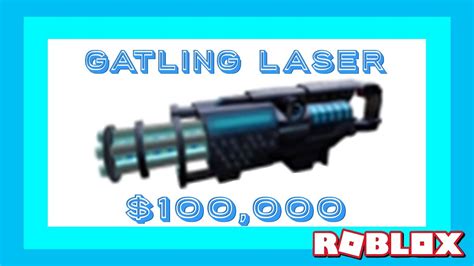 Gattling Laser~top 5 Roblox Zombie Attack Best And Most Expensive