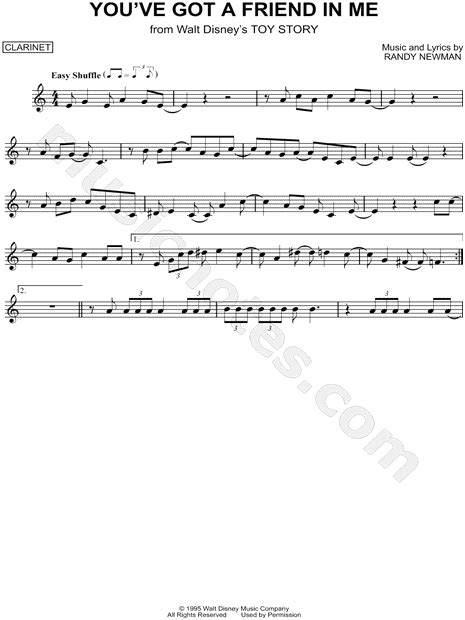 D#7 g7 c a7yeah, you've got a friend in me. "You've Got a Friend in Me" from 'Toy Story' Sheet Music ...