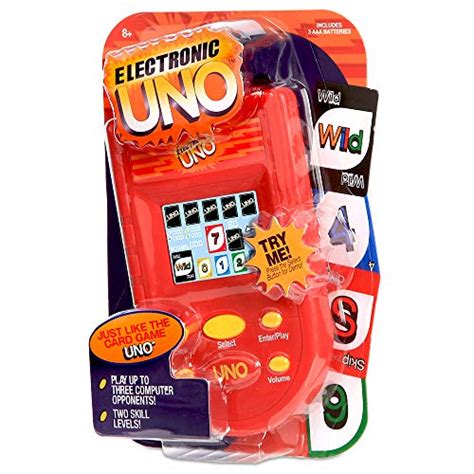 Basic Fun Uno Electronic Handheld Game With Full Color Screen Pricepulse