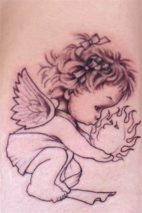 Bridal And Fashion Baby Angel Tattoos For Men