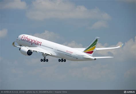 Ethiopian Airlines Realiza Pedido Por 10 Aviones A350
