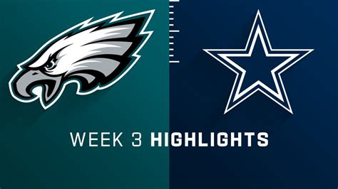 Philadelphia Eagles Vs Dallas Cowboys Highlights Week 3