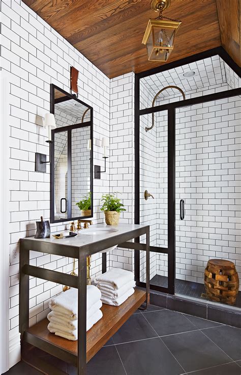 I see 5 different tile treatments in this bath. Best Bathroom Shower Tile Ideas | Better Homes & Gardens
