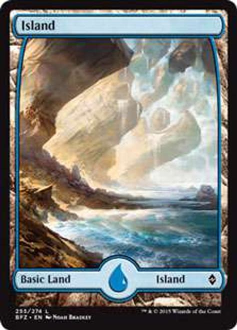 Magic The Gathering Battle For Zendikar Single Card Land Island 255