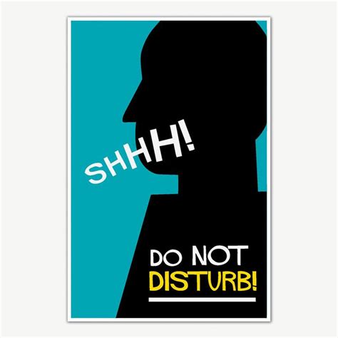 Do Not Disturb Poster Art Funny Posters For Room Inephos