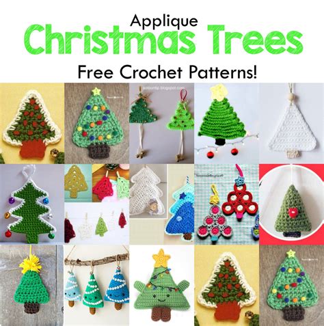 15 Free Christmas Tree Applique Crochet Patterns Hubpages