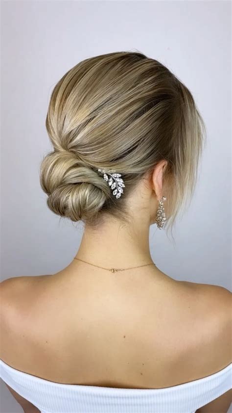 40 Beautiful Updo Hairstyles For 2022 Simple And Elegant Low Bun